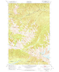Mount Carrie Washington Historical topographic map, 1:24000 scale, 7.5 X 7.5 Minute, Year 1950
