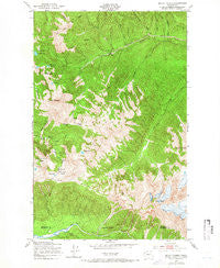 Mount Carrie Washington Historical topographic map, 1:24000 scale, 7.5 X 7.5 Minute, Year 1950