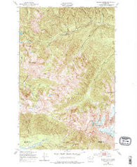 Mount Carrie Washington Historical topographic map, 1:24000 scale, 7.5 X 7.5 Minute, Year 1950