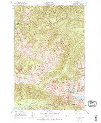Mount Carrie Washington Historical topographic map, 1:24000 scale, 7.5 X 7.5 Minute, Year 1950