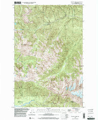 Mount Carrie Washington Historical topographic map, 1:24000 scale, 7.5 X 7.5 Minute, Year 1999
