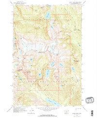 Mount Daniel Washington Historical topographic map, 1:24000 scale, 7.5 X 7.5 Minute, Year 1965