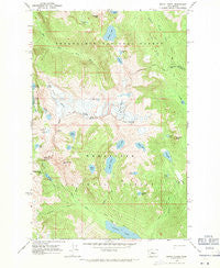Mount Daniel Washington Historical topographic map, 1:24000 scale, 7.5 X 7.5 Minute, Year 1965