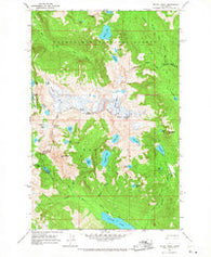 Mount Daniel Washington Historical topographic map, 1:24000 scale, 7.5 X 7.5 Minute, Year 1965