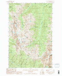 Mount Deception Washington Historical topographic map, 1:24000 scale, 7.5 X 7.5 Minute, Year 1990