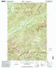 Mount Hoquiam Washington Historical topographic map, 1:24000 scale, 7.5 X 7.5 Minute, Year 1999