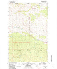 Mount Hull Washington Historical topographic map, 1:24000 scale, 7.5 X 7.5 Minute, Year 1981