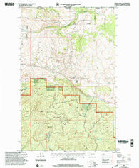 Mount Hull Washington Historical topographic map, 1:24000 scale, 7.5 X 7.5 Minute, Year 2001
