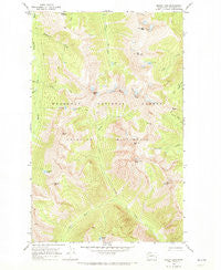 Mount Lago Washington Historical topographic map, 1:24000 scale, 7.5 X 7.5 Minute, Year 1969