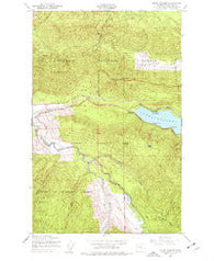 Mount Muller Washington Historical topographic map, 1:24000 scale, 7.5 X 7.5 Minute, Year 1950