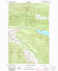 Mount Muller Washington Historical topographic map, 1:24000 scale, 7.5 X 7.5 Minute, Year 1950