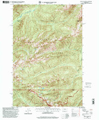 Mount Olson Washington Historical topographic map, 1:24000 scale, 7.5 X 7.5 Minute, Year 1999