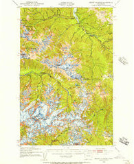 Mount Olympus Washington Historical topographic map, 1:62500 scale, 15 X 15 Minute, Year 1935