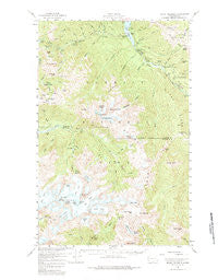Mount Olympus Washington Historical topographic map, 1:62500 scale, 15 X 15 Minute, Year 1956