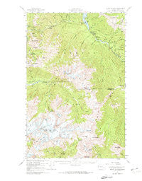 Mount Olympus Washington Historical topographic map, 1:62500 scale, 15 X 15 Minute, Year 1956