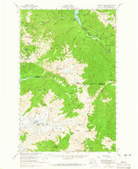 Mount Olympus Washington Historical topographic map, 1:62500 scale, 15 X 15 Minute, Year 1956
