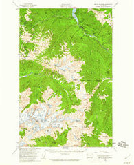 Mount Olympus Washington Historical topographic map, 1:62500 scale, 15 X 15 Minute, Year 1956