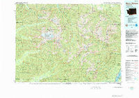 Mount Olympus Washington Historical topographic map, 1:100000 scale, 30 X 60 Minute, Year 1988