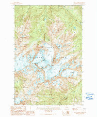 Mount Olympus Washington Historical topographic map, 1:24000 scale, 7.5 X 7.5 Minute, Year 1990