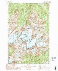 Mount Olympus Washington Historical topographic map, 1:24000 scale, 7.5 X 7.5 Minute, Year 1990