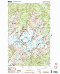 Mount Olympus Washington Historical topographic map, 1:24000 scale, 7.5 X 7.5 Minute, Year 1999