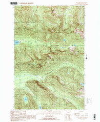 Mount Phelps Washington Historical topographic map, 1:24000 scale, 7.5 X 7.5 Minute, Year 1989