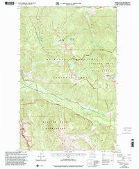Mount Pugh Washington Historical topographic map, 1:24000 scale, 7.5 X 7.5 Minute, Year 1999