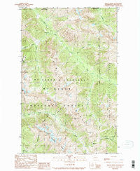Mount Sefrit Washington Historical topographic map, 1:24000 scale, 7.5 X 7.5 Minute, Year 1989