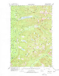 Mount Si Washington Historical topographic map, 1:62500 scale, 15 X 15 Minute, Year 1960