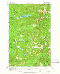 Mount Si Washington Historical topographic map, 1:62500 scale, 15 X 15 Minute, Year 1960