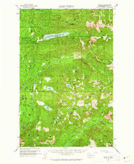 Mount Si Washington Historical topographic map, 1:62500 scale, 15 X 15 Minute, Year 1960