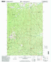 Mount Spokane Washington Historical topographic map, 1:24000 scale, 7.5 X 7.5 Minute, Year 1996