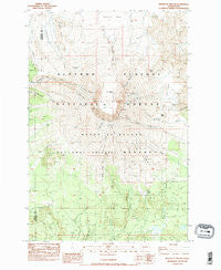 Mount St. Helens Washington Historical topographic map, 1:24000 scale, 7.5 X 7.5 Minute, Year 1983
