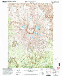 Mount St. Helens Washington Historical topographic map, 1:24000 scale, 7.5 X 7.5 Minute, Year 1998