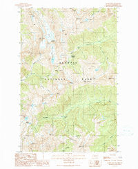 Mount Steel Washington Historical topographic map, 1:24000 scale, 7.5 X 7.5 Minute, Year 1990