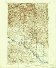 Mount Stuart Washington Historical topographic map, 1:125000 scale, 30 X 30 Minute, Year 1902
