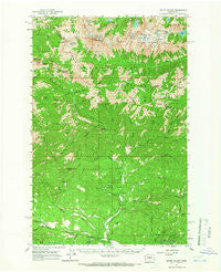 Mount Stuart Washington Historical topographic map, 1:62500 scale, 15 X 15 Minute, Year 1961