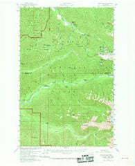 Mount Tom Washington Historical topographic map, 1:62500 scale, 15 X 15 Minute, Year 1956
