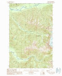 Mount Tom Washington Historical topographic map, 1:24000 scale, 7.5 X 7.5 Minute, Year 1990