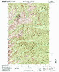 Mount Townsend Washington Historical topographic map, 1:24000 scale, 7.5 X 7.5 Minute, Year 1999