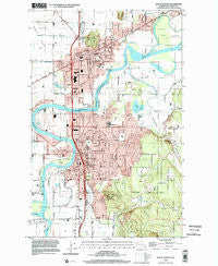 Mount Vernon Washington Historical topographic map, 1:24000 scale, 7.5 X 7.5 Minute, Year 1998