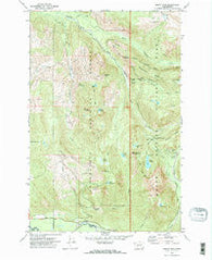 Mount Wow Washington Historical topographic map, 1:24000 scale, 7.5 X 7.5 Minute, Year 1971