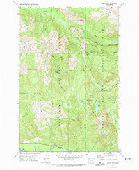 Mount Wow Washington Historical topographic map, 1:24000 scale, 7.5 X 7.5 Minute, Year 1971