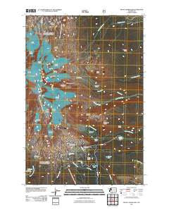 Mount Adams East Washington Historical topographic map, 1:24000 scale, 7.5 X 7.5 Minute, Year 2011