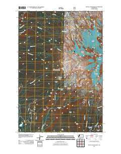 Mount Adams West Washington Historical topographic map, 1:24000 scale, 7.5 X 7.5 Minute, Year 2011