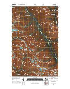 Mount Arriva Washington Historical topographic map, 1:24000 scale, 7.5 X 7.5 Minute, Year 2011