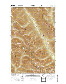 Mount Arriva Washington Current topographic map, 1:24000 scale, 7.5 X 7.5 Minute, Year 2014