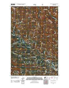 Mount Clifty Washington Historical topographic map, 1:24000 scale, 7.5 X 7.5 Minute, Year 2011