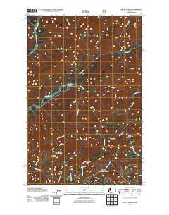 Mount Hoquiam Washington Historical topographic map, 1:24000 scale, 7.5 X 7.5 Minute, Year 2011