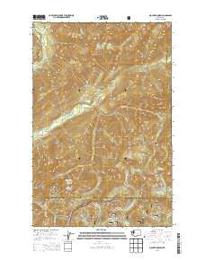 Mount Hoquiam Washington Current topographic map, 1:24000 scale, 7.5 X 7.5 Minute, Year 2014